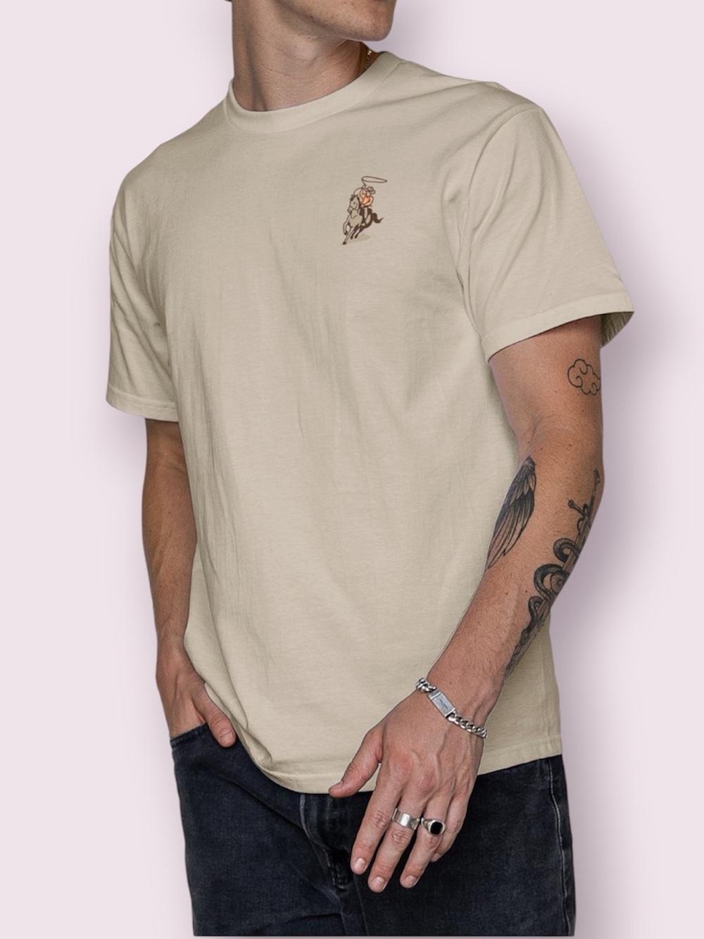 RIOT SOCIETY Cowboy Lasso Cotton Graphic T-Shirt